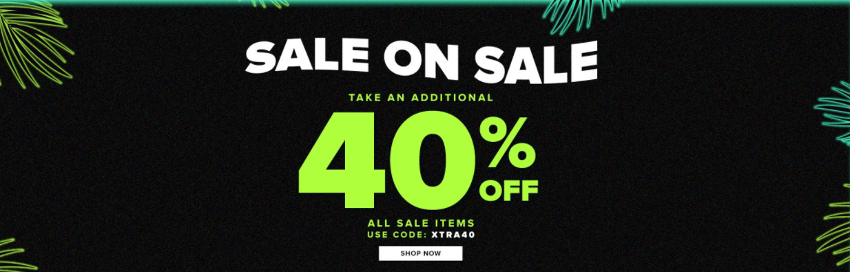 Shop the SALE Tab