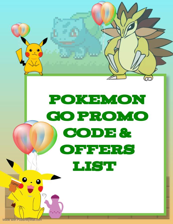 Pokemon Go Web Store Promo Code