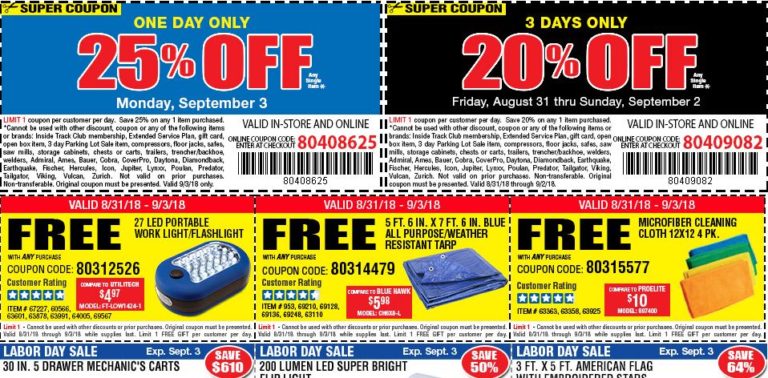 Harbor Freight Coupons & Promo Codes 2021: $100 Off - wide 8