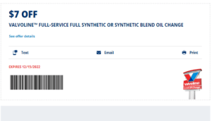 Valvoline Oil Change Coupon $25 2022 w/ Instant Oil Change 19.99 Off